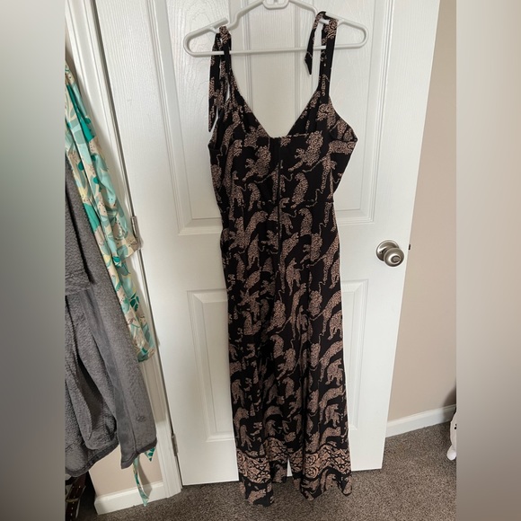 Blackmilk Leaping Leopards Tie Jumpsuit - Picture 3 of 4